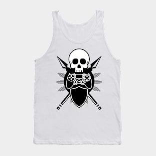 simple gamer emblem - gaming Tank Top